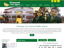 Tablet Screenshot of crescentps.com